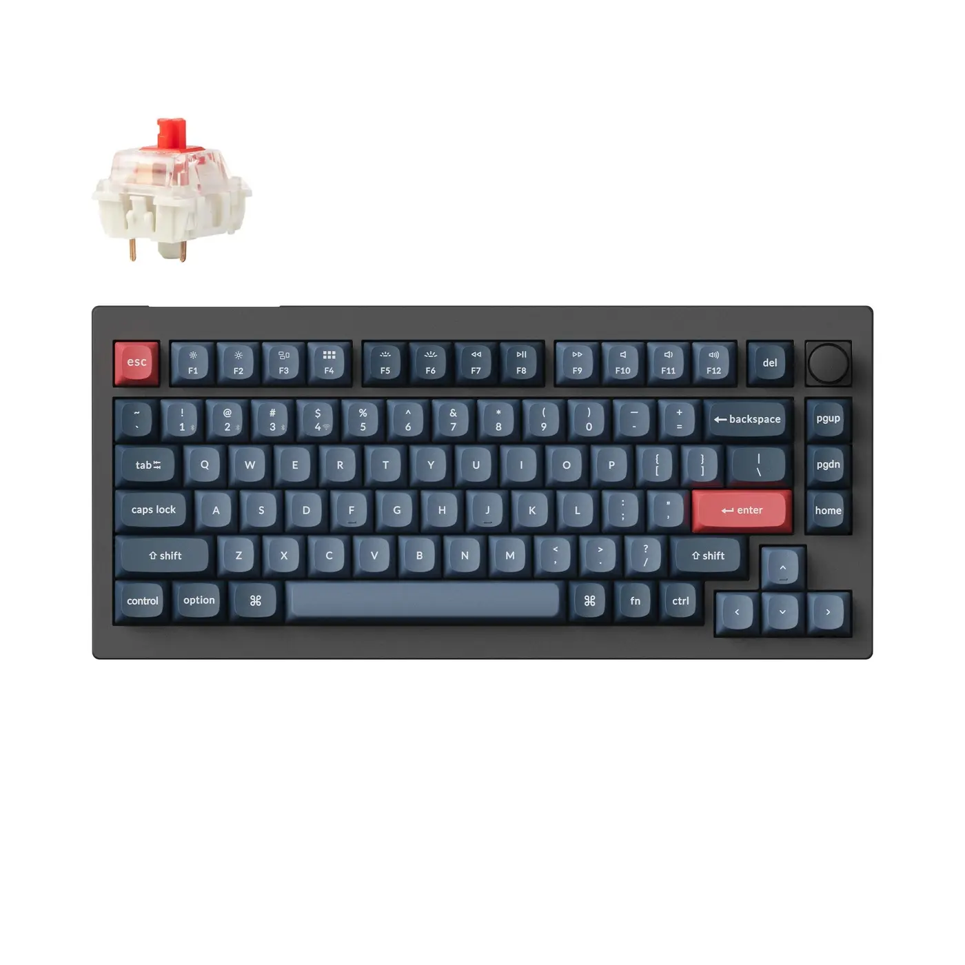 Keychron V1 Max 碳黑款键盘